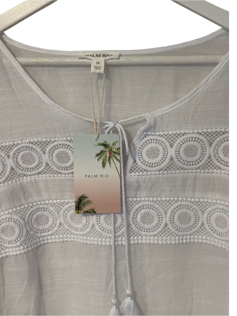 Palm Rio Tunic Wite - Picture 4 of 7